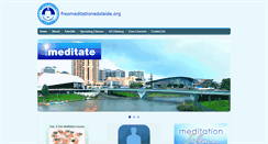Desktop Screenshot of freemeditationadelaide.org