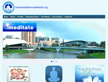 Tablet Screenshot of freemeditationadelaide.org